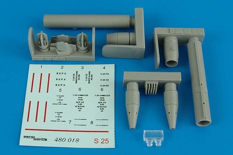 Aerobonus 480018 S-25-L air-to-ground rocket 1/48