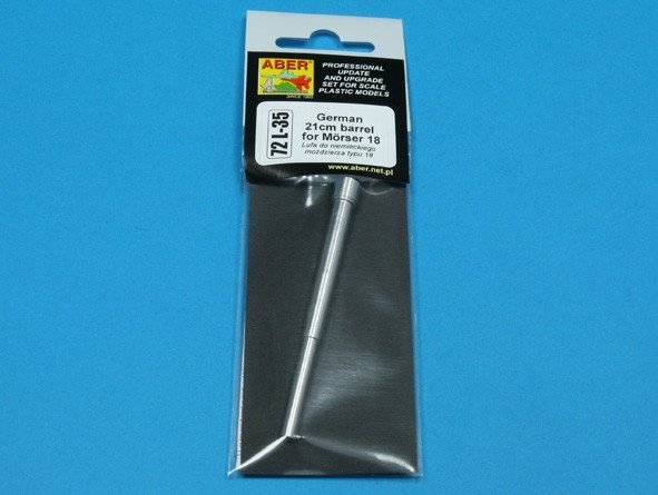 Aber 72L-35 Lufa 21cm do niemieckiego moździerza Mörser 18/ German 21cm barrel for Mörser 18 1/72 – zdjęcie 4