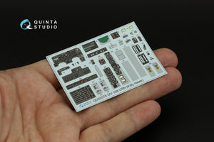 Quinta Studio QD32078 OV-10A (USN version) 3D-Printed &amp;amp; coloured Interior on decal paper (KittyHawk) 1/32 – immagine 3