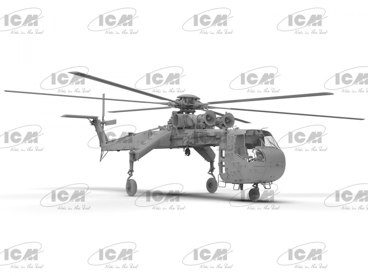 ICM 53054 Sikorsky CH-54A Tarhe US heavy helicopter 1/35 – immagine 8