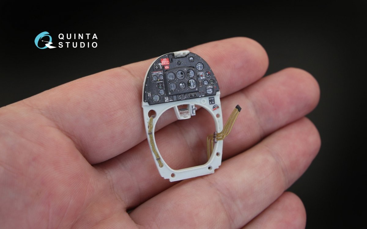 Intérieur imprimé en 3D et coloré sur papier décalcomanie pour Spitfire Mk. IX (Quinta Studio QD32044) (pour maquette Revell) au 1/32 – image 7
