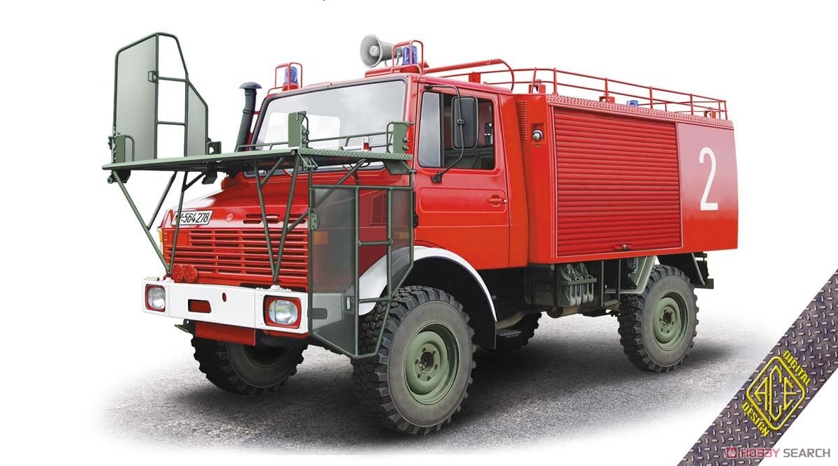 ACE 72452 Unimog U 1300L Feuerlösch Kfz TLF 1000 1/72 – Bild 2