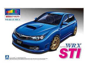Aoshima 00491 Subaru GRB Impreza WRX Mica Bleu 1/24