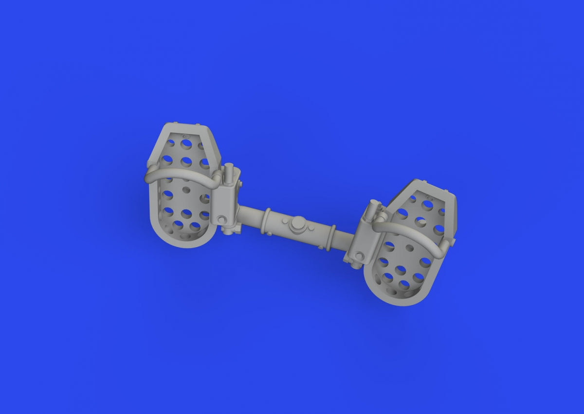 Eduard 672320 Bf 109E rudder pedals late PRINT 1/72 – immagine 3