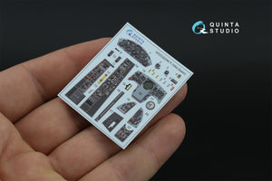 Quinta Studio QDS-32246 F-104A 3D-Printed &amp;amp; coloured Interior on decal paper (Italeri) (Small version) 1/32 – immagine 6