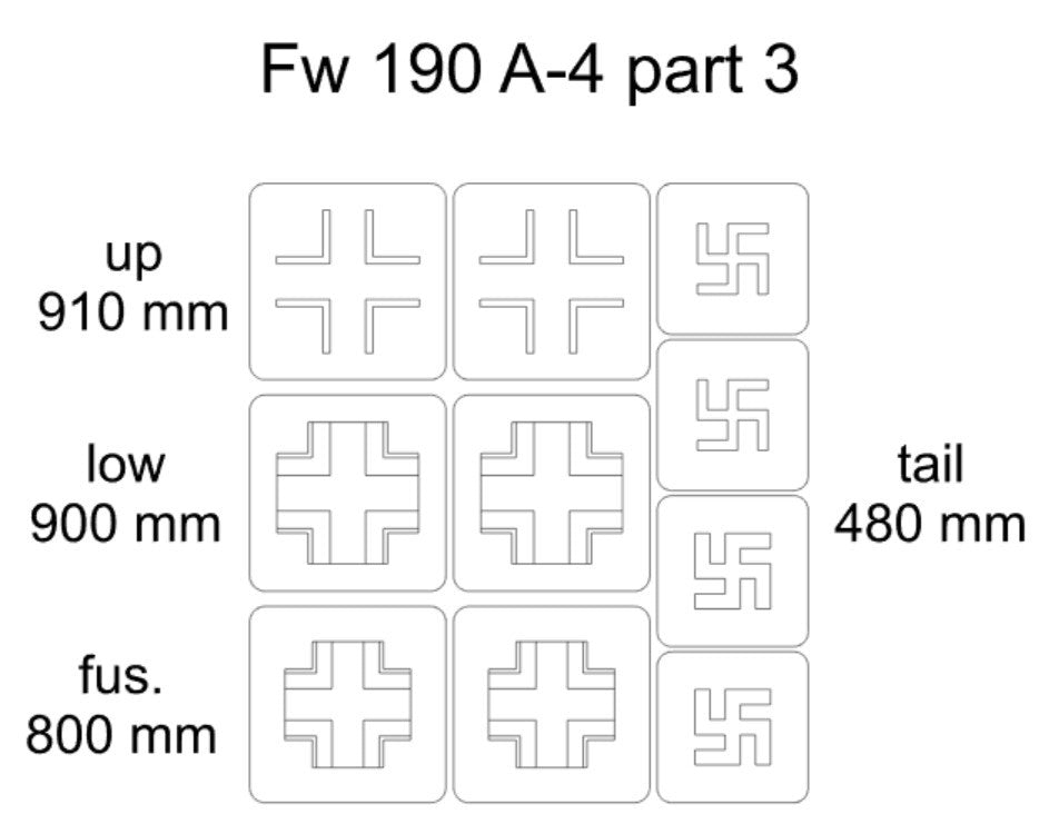 Omask 24005 Fw 190 A-4 part 3 1/48