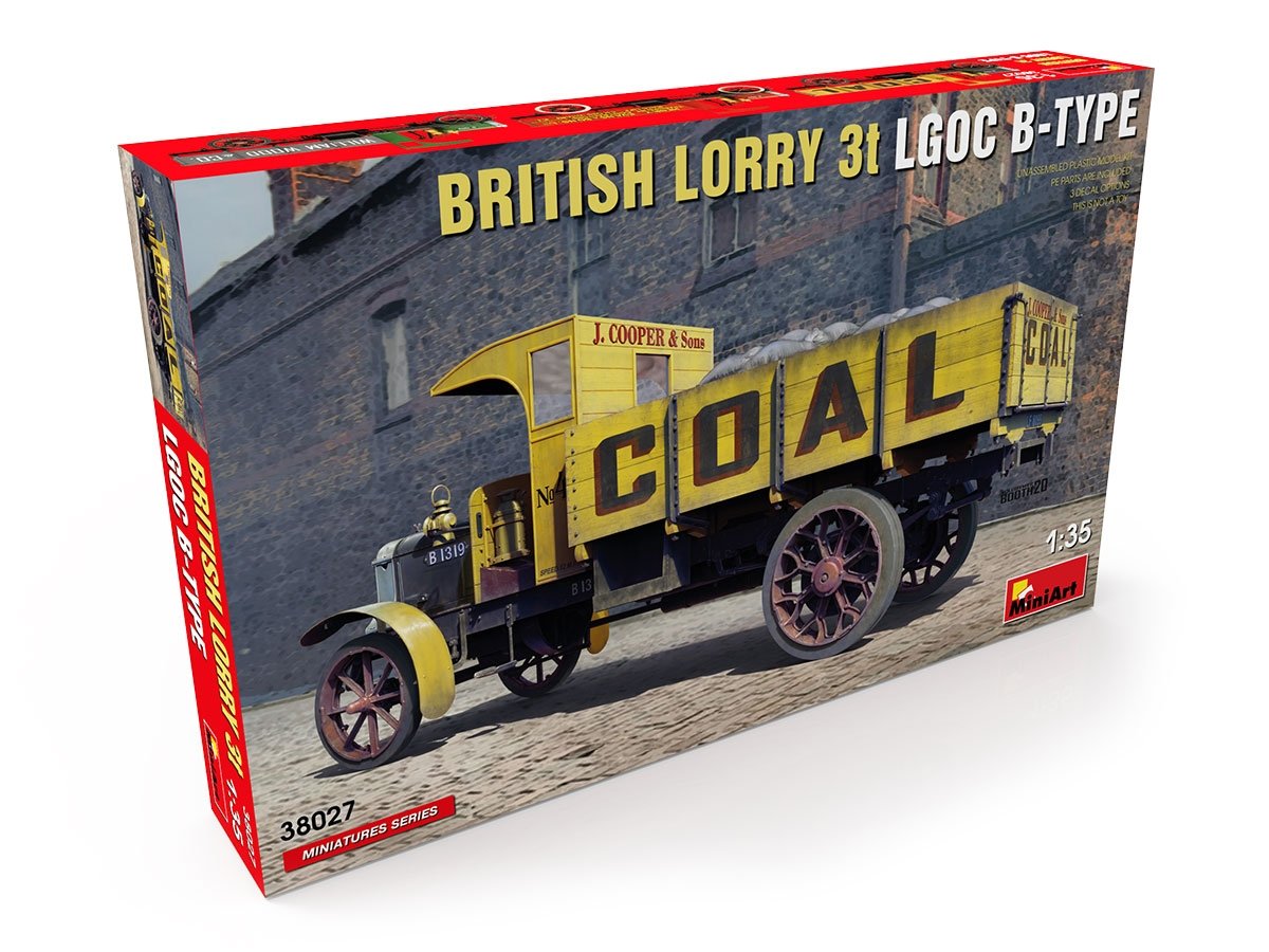 MiniArt 38027 CAMION BRITANNIQUE 3T LGOC B-TYPE 1/35 – image 5