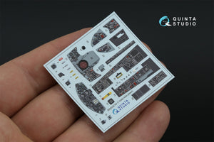 Quinta Studio QDS-32181 F-104S-ASA 3D-Printed coloured Interior on decal paper (Italeri) (small version) 1/32 – immagine 5