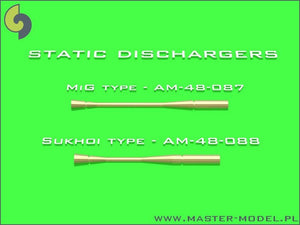 Master AM-48-087 Static dischargers - type used on MiG jets (14pcs) 1/48 – Bild 3
