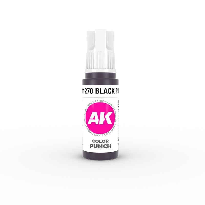 AK Interactive AK11270 BLACK PURPLE – COLOR PUNCH 17ml – imagen 2