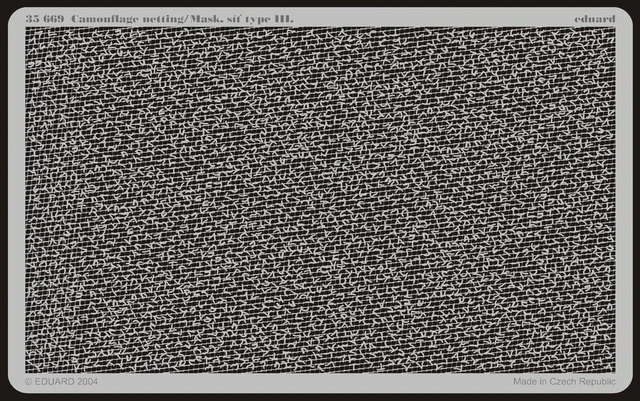 Eduard 35669 Camouflage netting type III 1/35