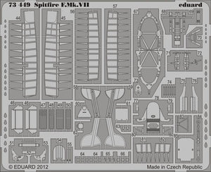 Eduard 73449 Spitfire F. Mk. VII 1/72 ITALERI – immagine 2