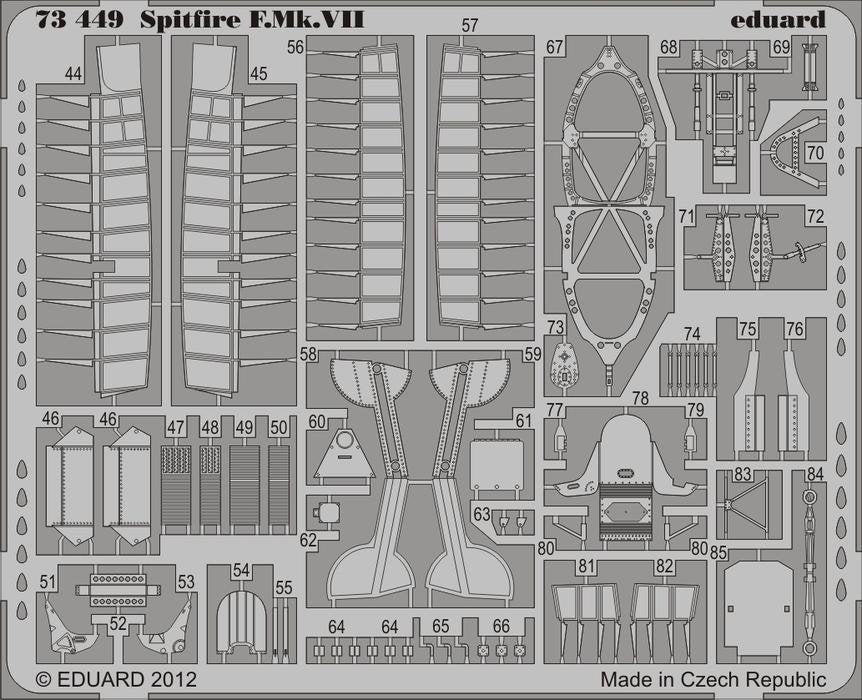 Eduard 73449 Spitfire F. Mk. VII 1/72 ITALERI – immagine 2