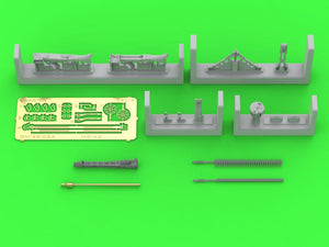 Master GM-35-024 MG-42 - Mitrailleuse allemande (7,92 mm) - Fusil complet - Comprend des pièces tournées, en résine et photogravées (1 pc.) 1/35 – image 6