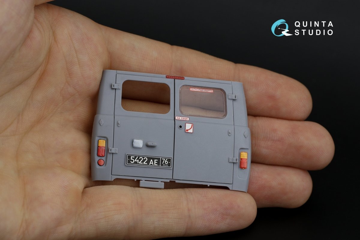Quinta Studio QD35045 UAZ-3909 3D-Printed &amp;amp; coloured Interior on decal paper (Zvezda) 1/35 – immagine 10