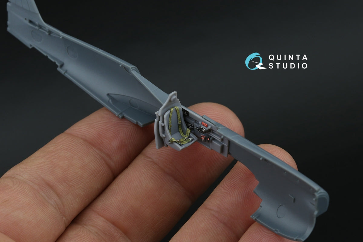Intérieur imprimé en 3D et coloré sur papier décalcomanie Quinta Studio QD72216 P-40N Warhawk (Special Hobby) 1/72  – image 10