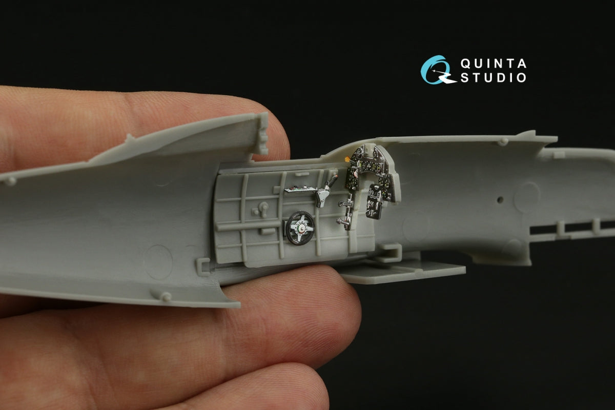 Quinta Studio QDS-48391 Macchi C.205 Veltro 3D-Printed &amp;amp; coloured Interior on decal paper (Hasegawa/Italeri) (Small version) 1/48 – zdjęcie 6
