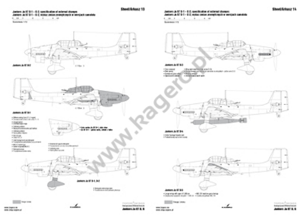 Kagero 7077 Junkers Ju 87 D, G EN/PL – Bild 4