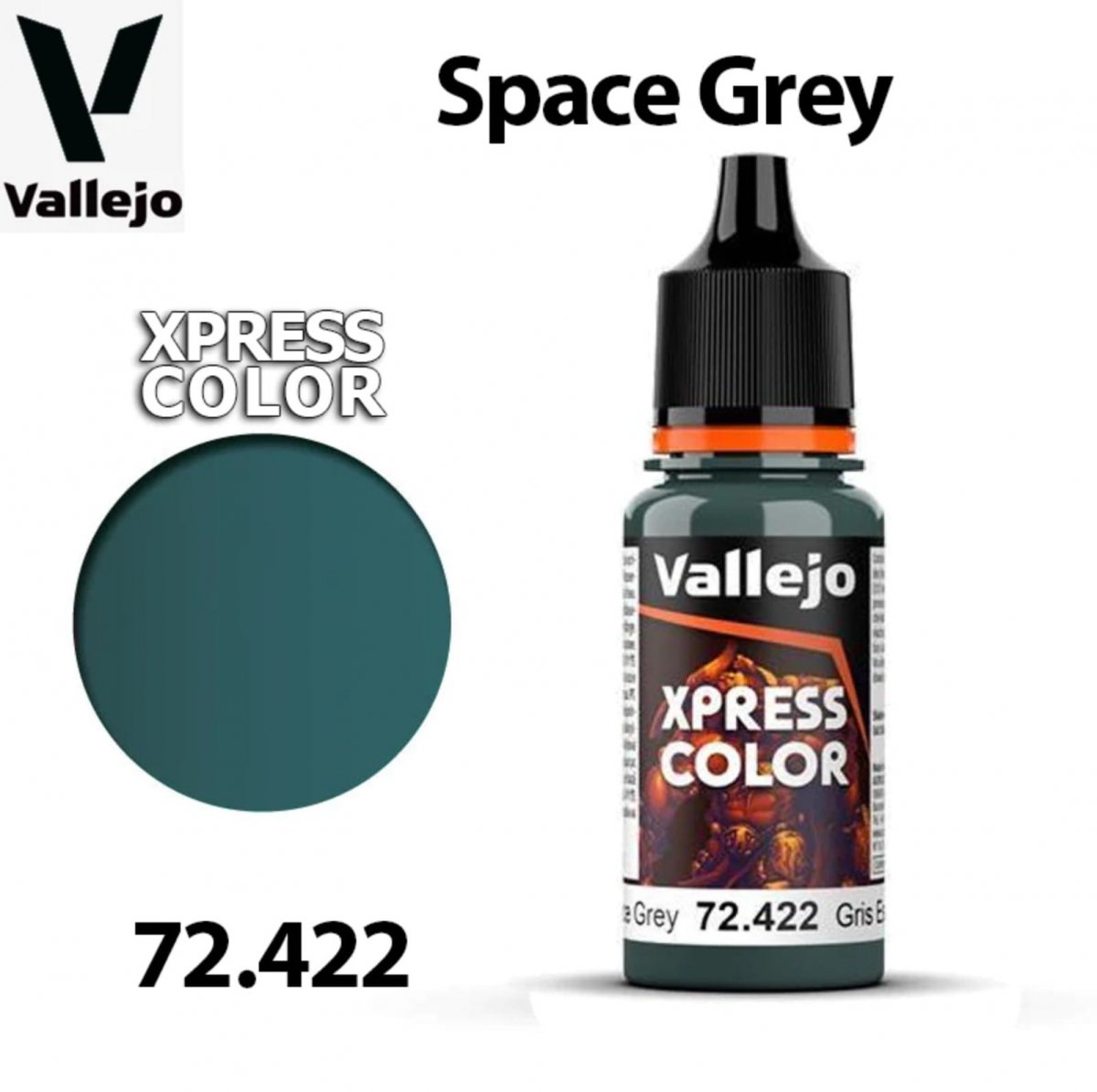 Vallejo 72422 Xpress Color - Gris sidéral 18 ml
