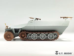 E.T. Model P35-130 WWII German Sd.kfz.251/Sd.kfz.11 Sagged Front Wheels 1/35 – zdjęcie 4