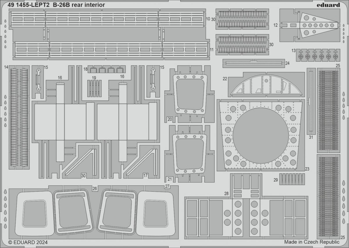 Eduard BIG49422 B-26B Marauder PARTIE II ICM 1/48 – image 18