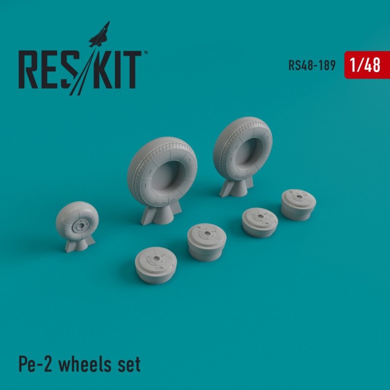 RESKIT RS48-0189 Jeu de roues Pe-2 1/48