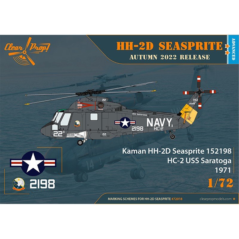 Clear Prop! CP72018 HH-2D Seasprite ADVANCED KIT 1/72 – immagine 5