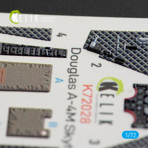 KELIK K72028 A-4M &amp;quot;SKYHAWK&amp;quot; INTERIOR 3D DECALS FOR FUJIMI/HOBBY 2000 KIT 1/72 – zdjęcie 4