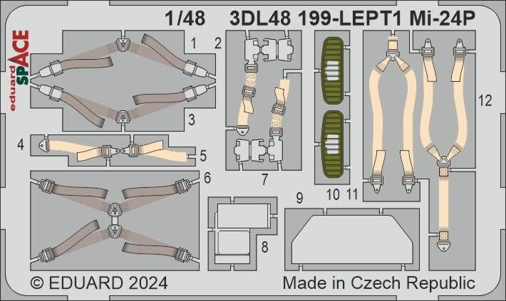 Eduard 3DL48199 Mi-24P SPACE TRUMPETER 1/48 – zdjęcie 2