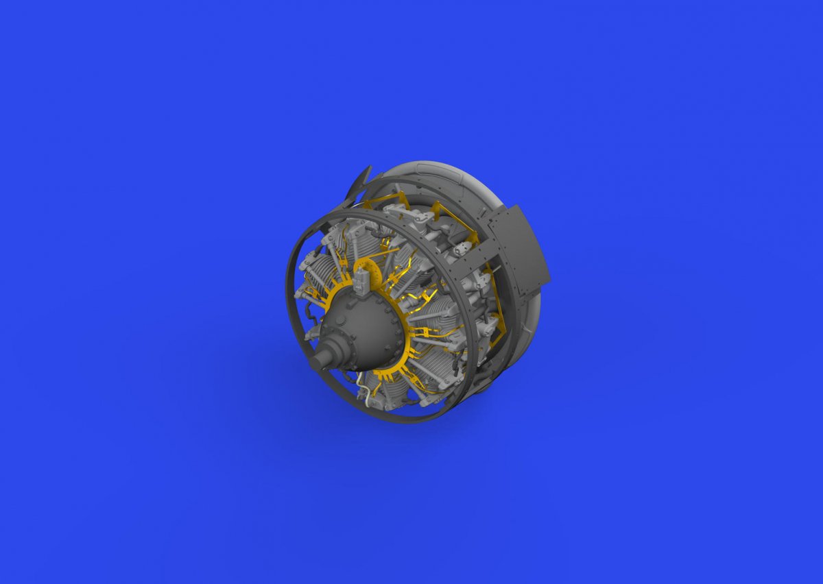 Eduard 648827 F4F-3A engine PRINT EDUARD 1/48 – image 4