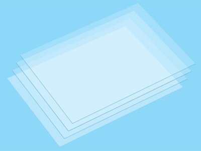 Tamiya 70214 Heat Shrinking PLA-PLATE B6 Size (Clear / 4pcs.) transparent boards 4pcs