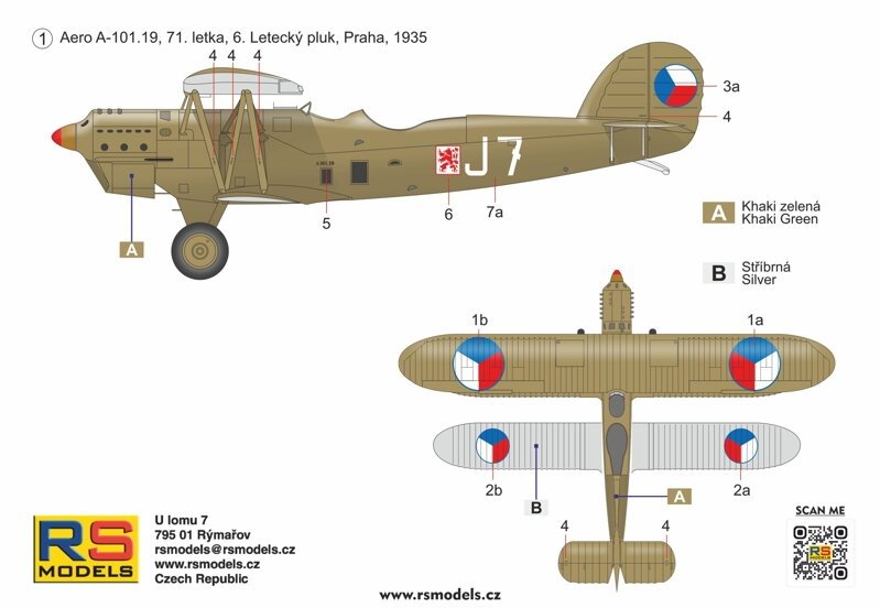 RS Models 94011 Aero A-101 1/72 – zdjęcie 3