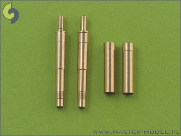 Master AM-32-009 German aircraft machine gun MK 108 (30mm) barrels &amp;amp; blast tubes (2pcs) 1/32