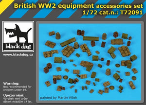 Black Dog T72091 British WW II equipment accessories set 1/72 – immagine 3