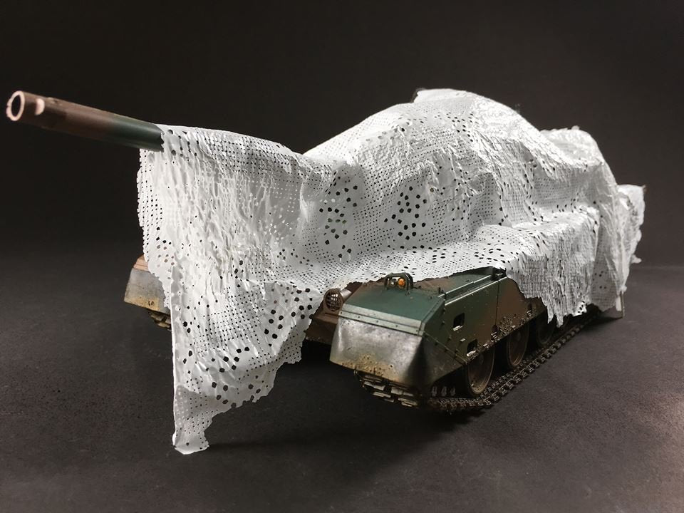 AFV Club AC35022 EXTRA THIN CAMOUFLAGE NET-JGSDF SNOW 1/35 – immagine 2