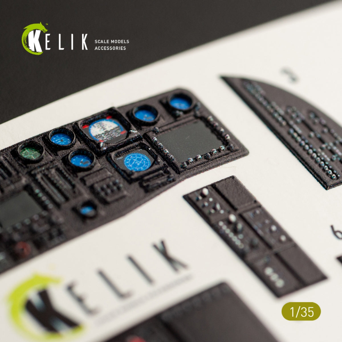 KELIK K35017 HH-60G PAVE HAWK INTERIOR 3D DECALS FOR KITTY HAWK KIT 1/35 – zdjęcie 6