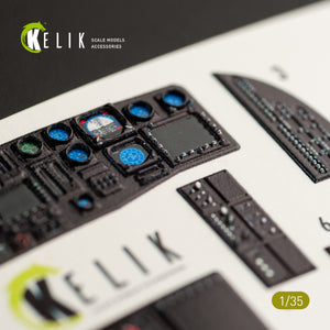 KELIK K35017 HH-60G PAVE HAWK INTERIOR 3D DECALS FOR KITTY HAWK KIT 1/35 – zdjęcie 6