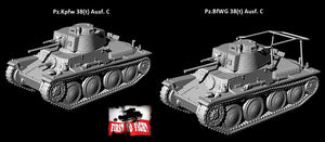 First to Fight First To Fight PL091 Niemiecki lekki czołg Pzkpfw 38(t) Ausf. C / Panzerbefehlswagen (Pzbfwg) 38(t) 1/72 – Bild 4