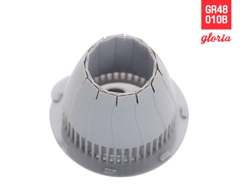 Gloria GR48012B F-16CJ F110-GE Exhaust Nozzle &amp;amp; Afterburner CLOSED TAMIYA 1/48 – zdjęcie 5