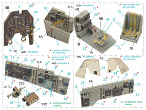 Quinta Studio QD48206 Ju 87B-2/R-2 3D-Printed &amp;amp; coloured Interior on decal paper ( Italeri ) 1/48 – Bild 2