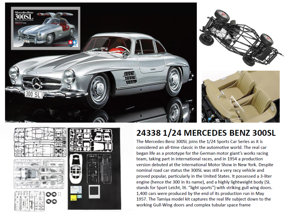 Tamiya 24338 Mercedes-Benz 300SL 1/24 – immagine 2