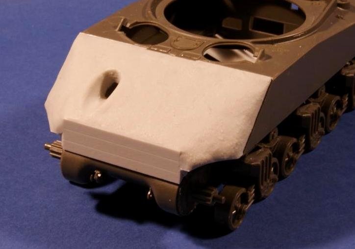 Panzer Art RE35-170 Concrete armor for M4A3 “Sherman” (VVSS suspension) 1/35 – immagine 3