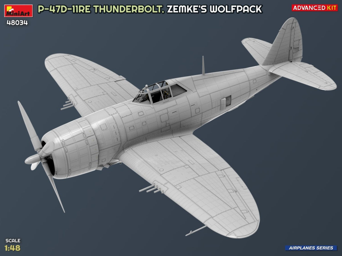 MiniArt 48034 P-47D-11RE Thunderbolt. Zemke&amp;#39;s Wolfpack. Advanced Kit 1/48 – imagen 3