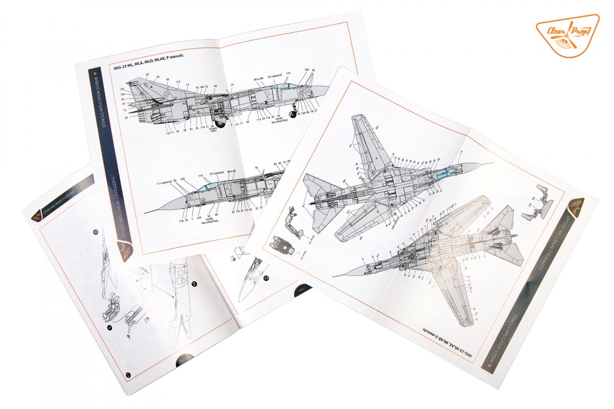 Clear Prop! CP72031 MiG-23MLAE-2 Flogger-G EXPERT KIT 1/72 – Bild 34