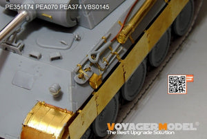 Voyager Model PE351174 WWII German Panther A early ver. Basic（For MENG TS-046）1/35 – Bild 7