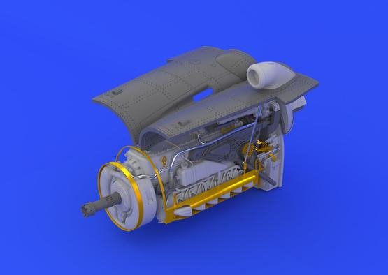 Eduard 648250 Bf 109G-6 engine &amp;amp; fuselage guns 1/48 EDUARD – zdjęcie 3