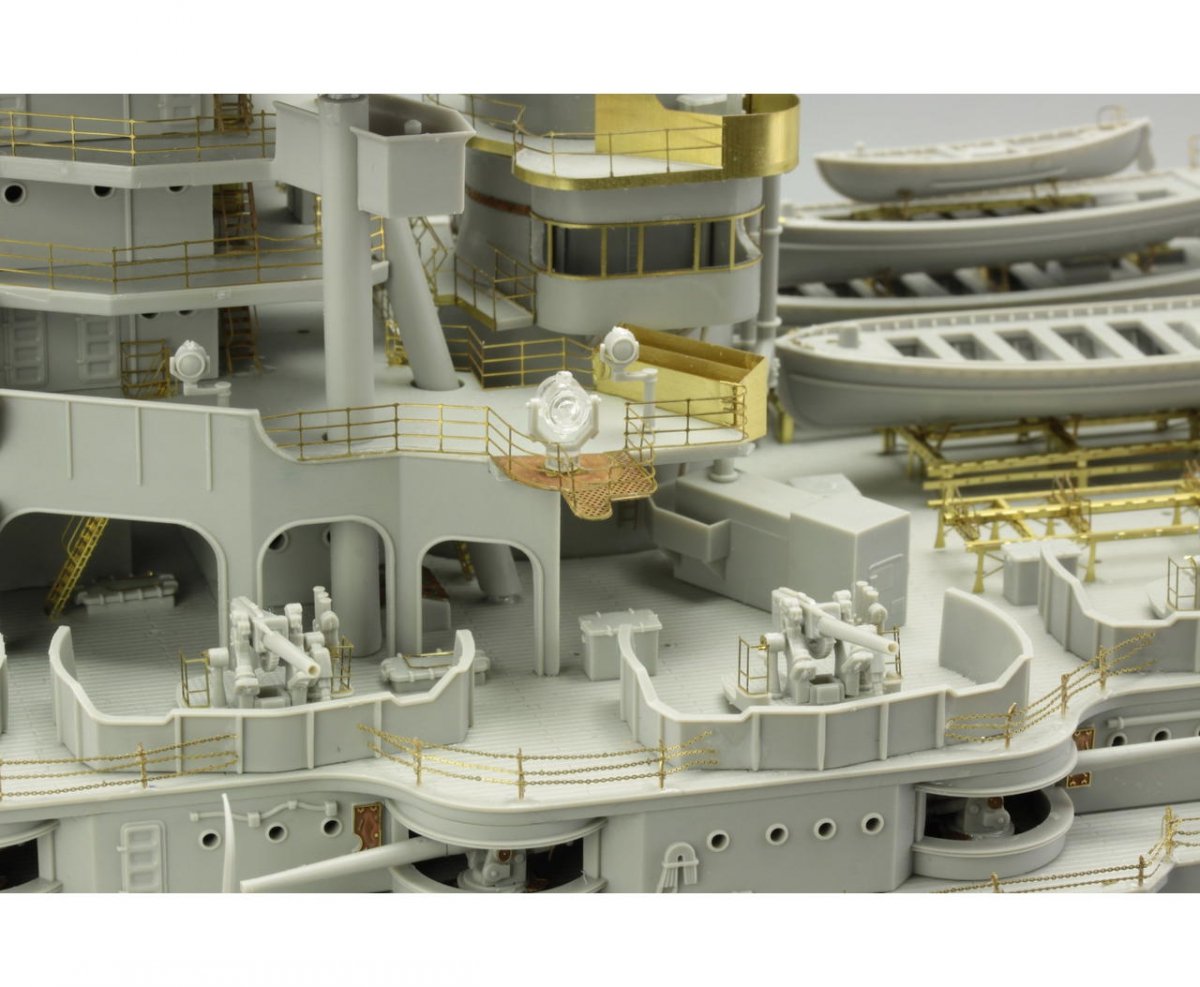 Eduard 53111 USS Arizona part 5 - railings TRUMPETER 1/200 – immagine 7