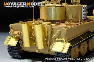 Maquette Voyager PE35965 Char Tiger I allemand de la Seconde Guerre mondiale, production tardive, pour RFM 5015, échelle 1/35  – image 19