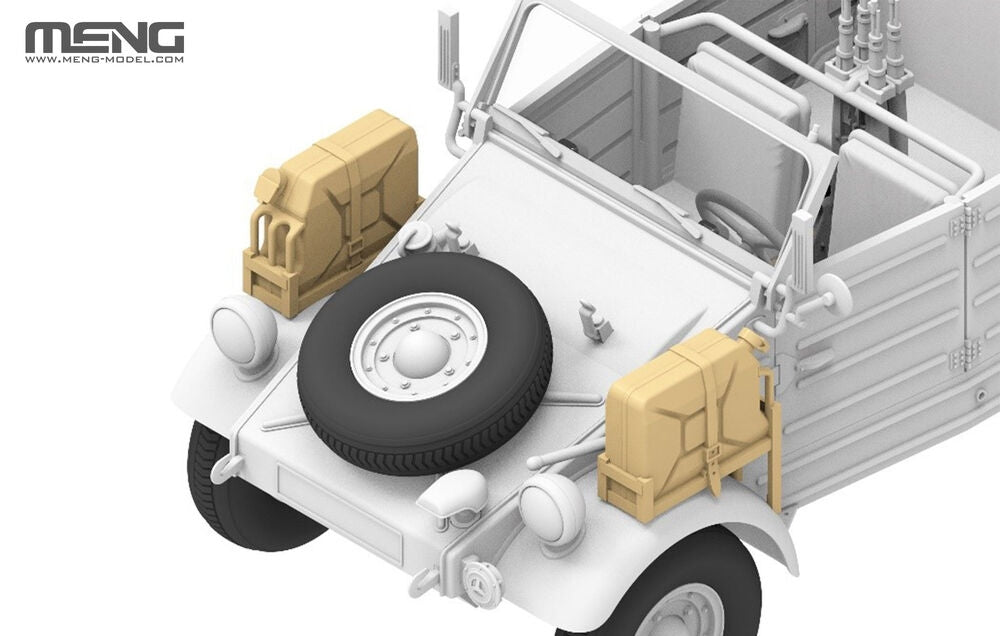 Meng Model VS-015 Type 82 German Pkw.K1 Kubelwagen (North Africa) 1/35 – immagine 13