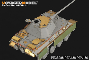 Voyager Model PEA138 WWII German Panther G/F/II Side Skirts Late Production (For DRAGON Kit) 1/35 – immagine 2